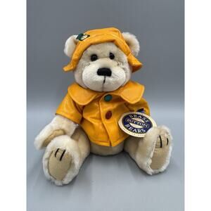 Brass Button Collectibles Harper Bear Of Health 10” Fully Jointed Yellow Coat